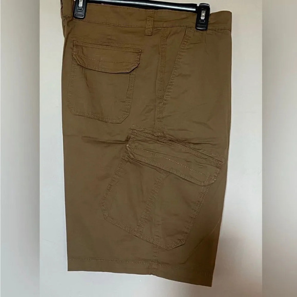 NEW Unionbay Men's Flex Waist Cargo Shorts Tan 38 - Picture 4 of 12
